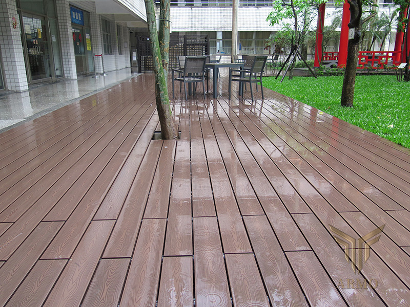 防水塑木地板